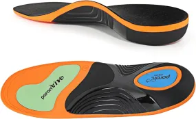 Arch Support Orthotic Insole Fit Men Women - Work Boot Insoles for Standing All Day - Shoe Inserts Relief Plantar Fasciitis, Flat Feet, Heel Spur Pain - Sports Absorb Shock Shoe Insoles for Sport (XL)