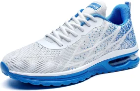Autper Mens Air Athletic Running Tennis Shoes Lightweight Breathable Sport Gym Workout Jogging Walking Sneakers Size LightBlue 11