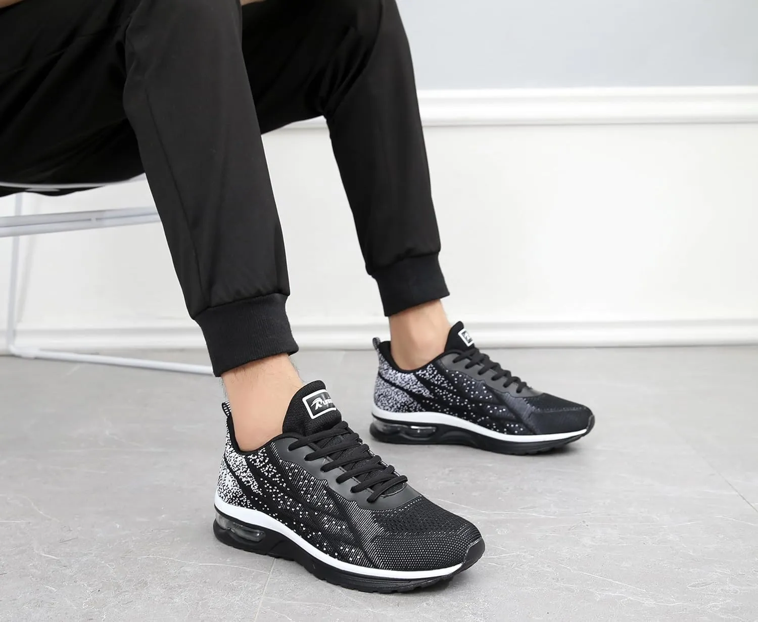 Autper Mens Air Athletic Running Tennis Shoes Lightweight Sport Gym Jogging Walking Sneakers US 6.5-US12.5