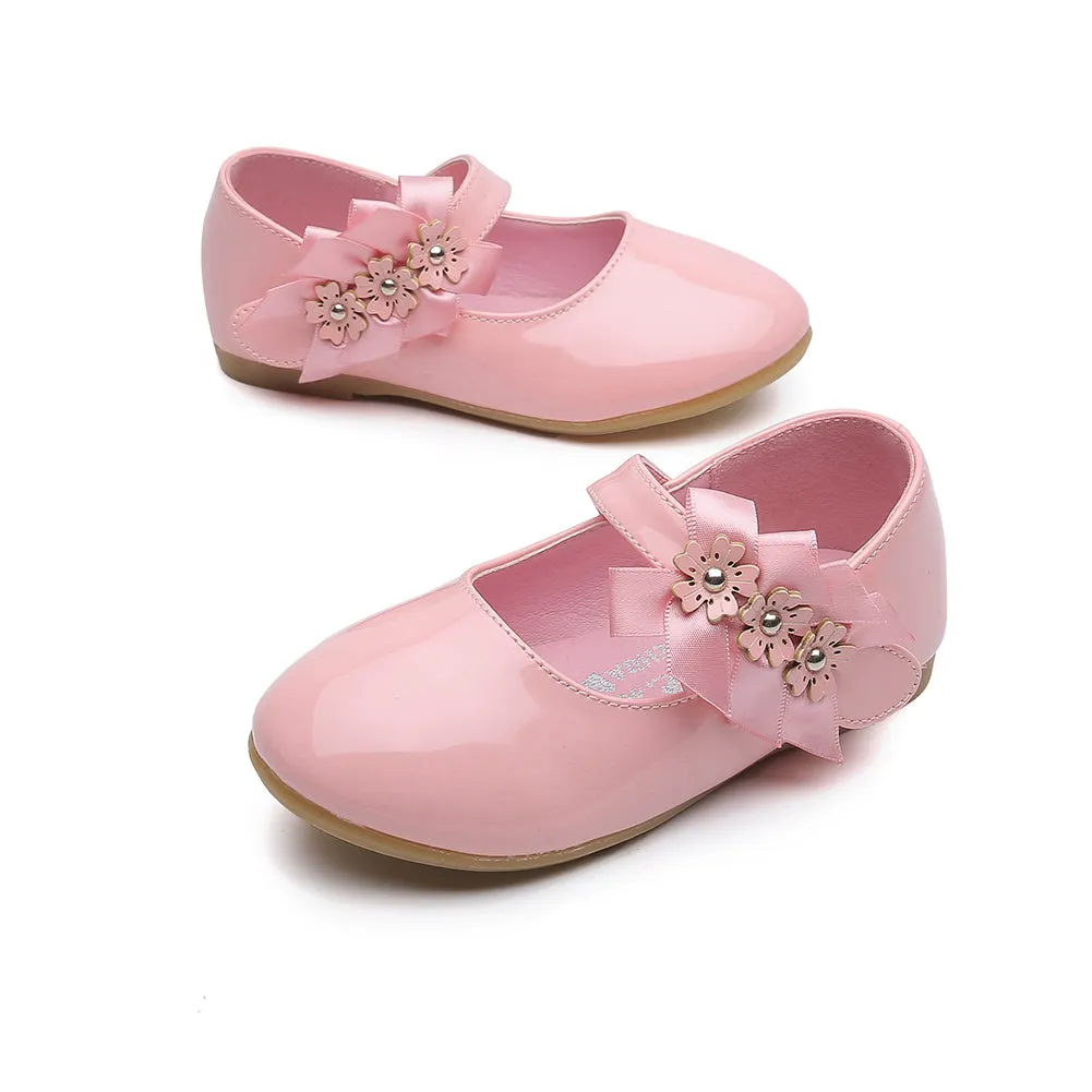 Flower Ballet Flat for Girls Casual Dress Shoes (Toddler/Little Kid)