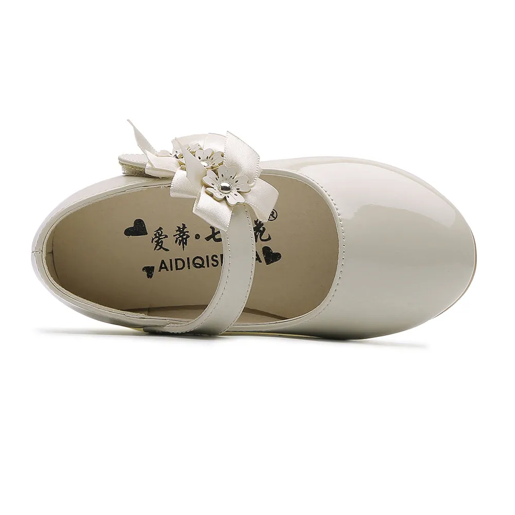 Flower Ballet Flat for Girls Casual Dress Shoes (Toddler/Little Kid)