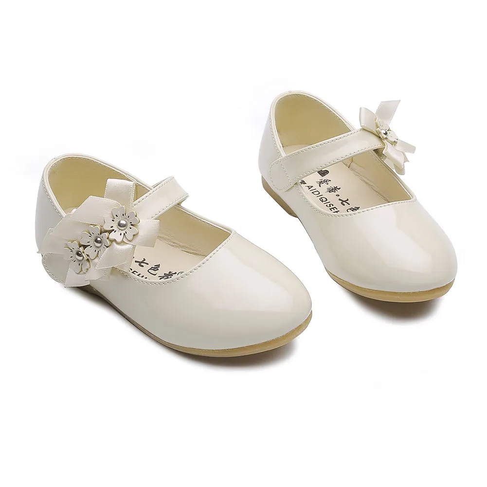 Flower Ballet Flat for Girls Casual Dress Shoes (Toddler/Little Kid)