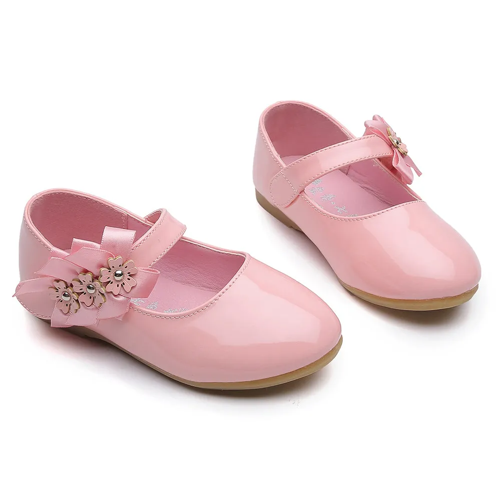Flower Ballet Flat for Girls Casual Dress Shoes (Toddler/Little Kid)