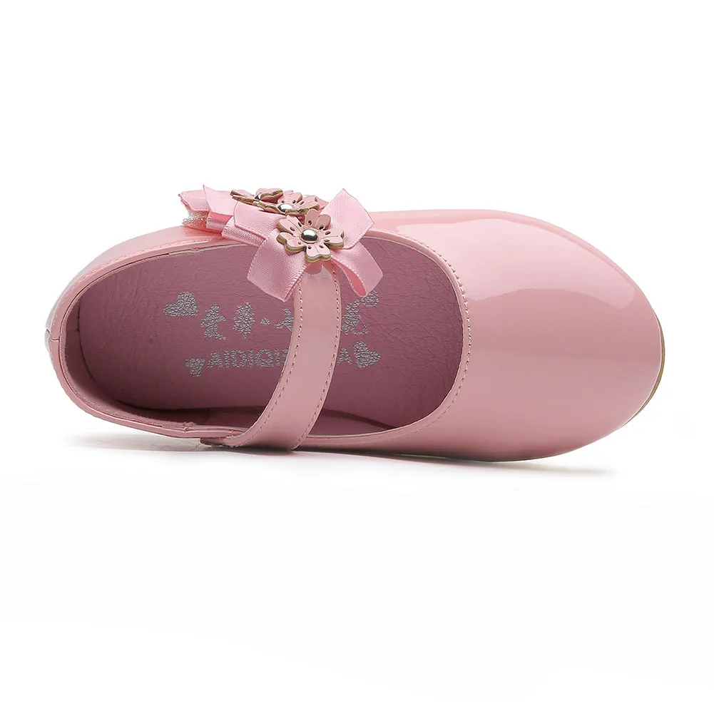 Flower Ballet Flat for Girls Casual Dress Shoes (Toddler/Little Kid)