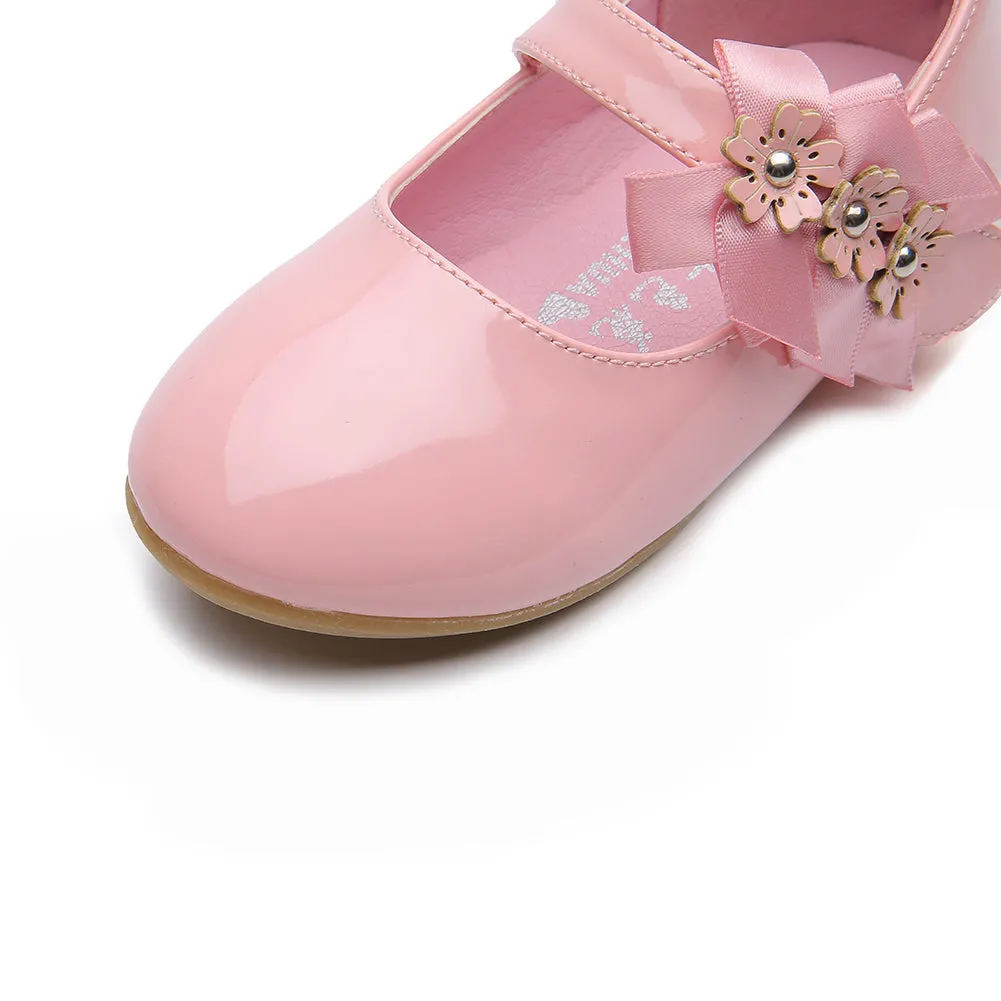 Flower Ballet Flat for Girls Casual Dress Shoes (Toddler/Little Kid)