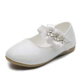 Flower Ballet Flat for Girls Casual Dress Shoes (Toddler/Little Kid)