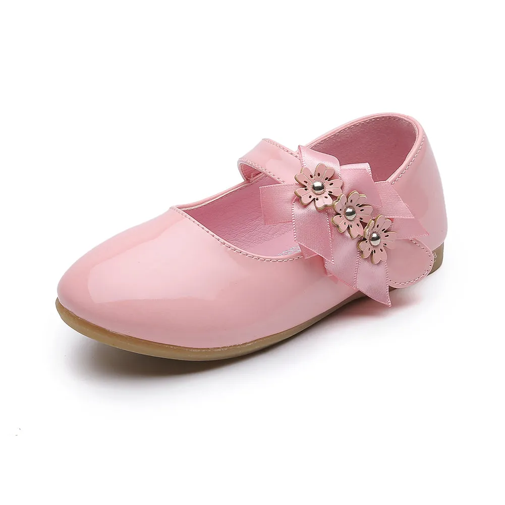 Flower Ballet Flat for Girls Casual Dress Shoes (Toddler/Little Kid)