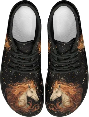 Forchrinse Dachshund on Leopard Print Chukka Boots for Men Leather Loafer Lace up Walking Shoes Lightweight Wide Toe Dress,US 6-14