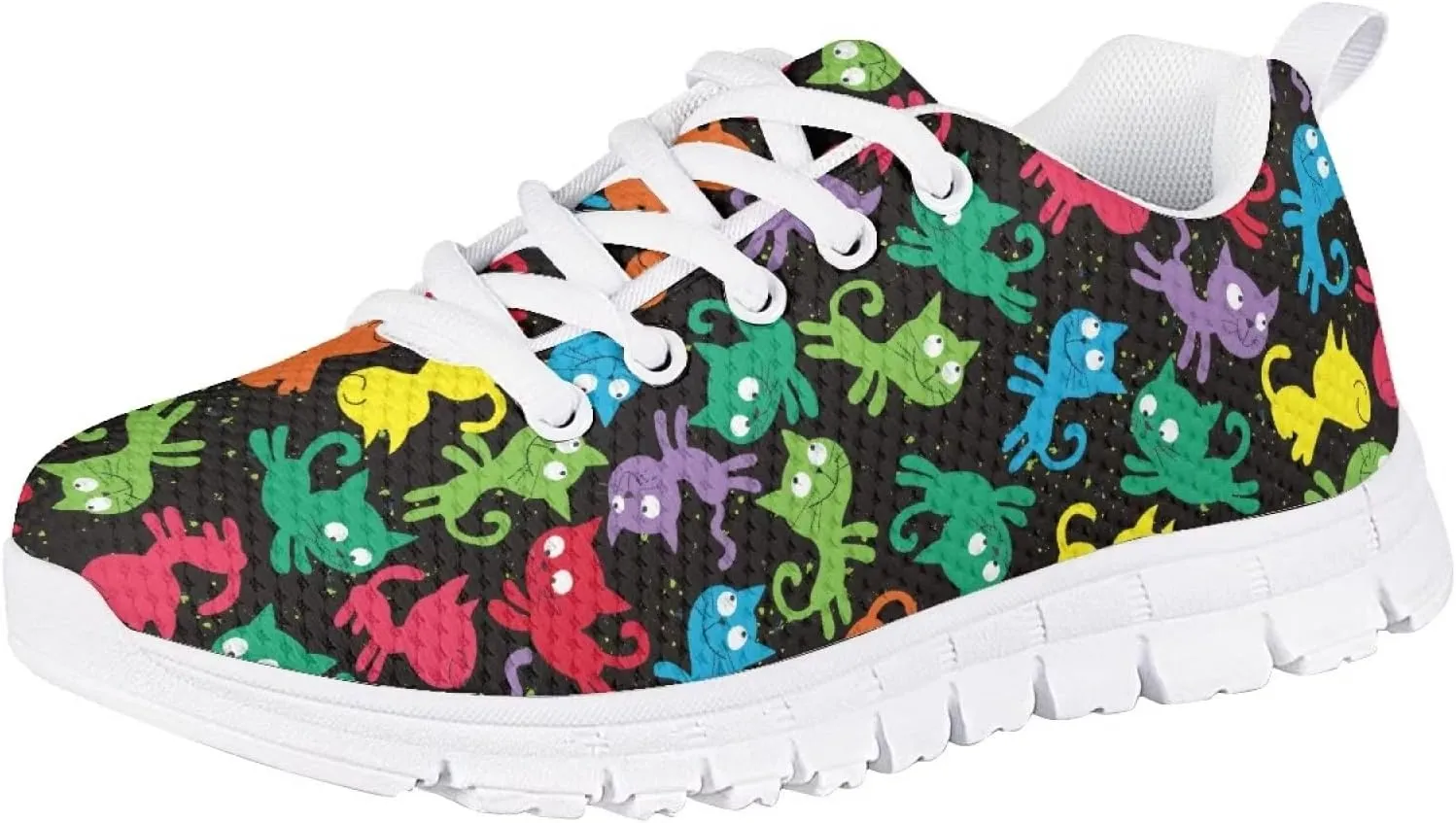 GIFTPUZZ Kids Casual Sneakers Breathable Lace Up Low Cut Sports Walking Hiking Sneakers