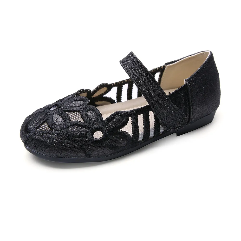 Girls Ballerina Flat for Party Wedding Dress Kids Slip on Mary Jane