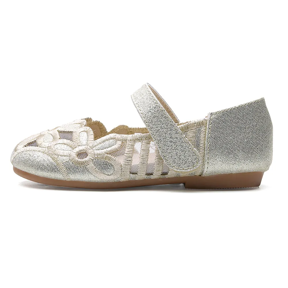 Girls Ballerina Flat for Party Wedding Dress Kids Slip on Mary Jane