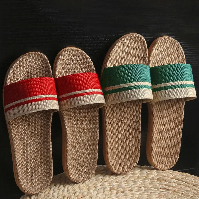 Lumy Linen Summer Slippers