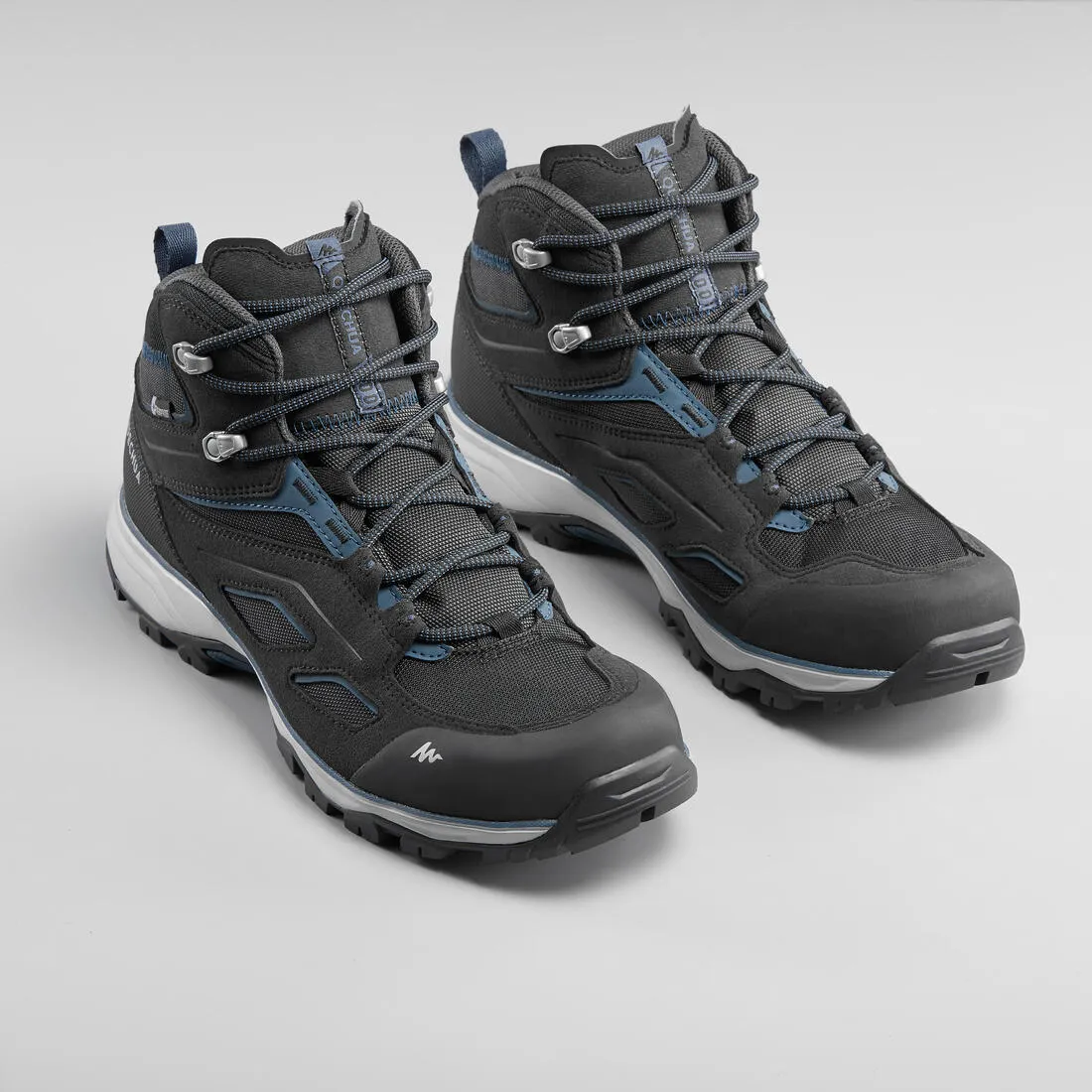 Men’s Waterproof Mid-Height Hiking Boots MH100 - Black