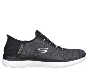 Skechers Women's Summit Dazzling Haze Sneakers- Black/ White