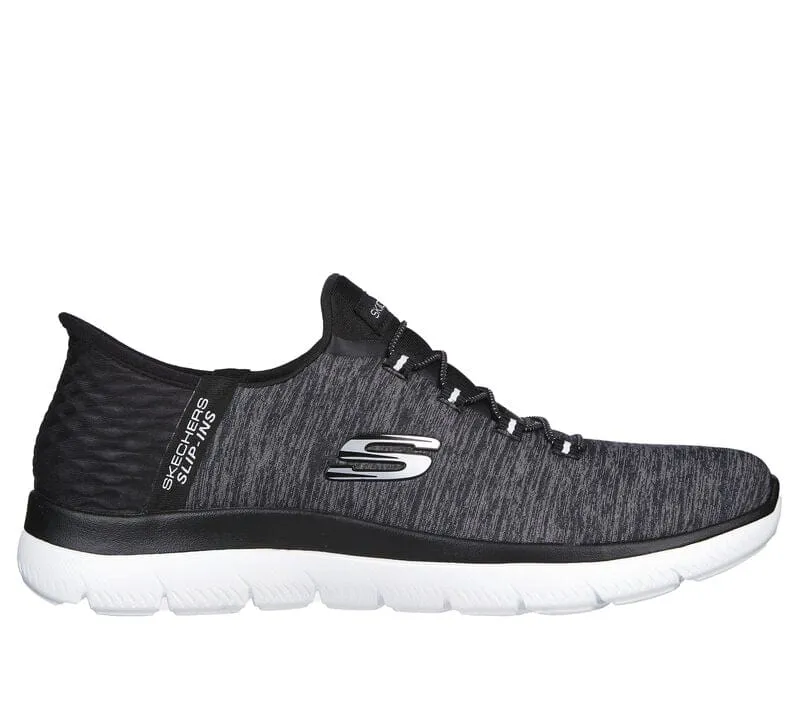 Skechers Women's Summit Dazzling Haze Sneakers- Black/ White