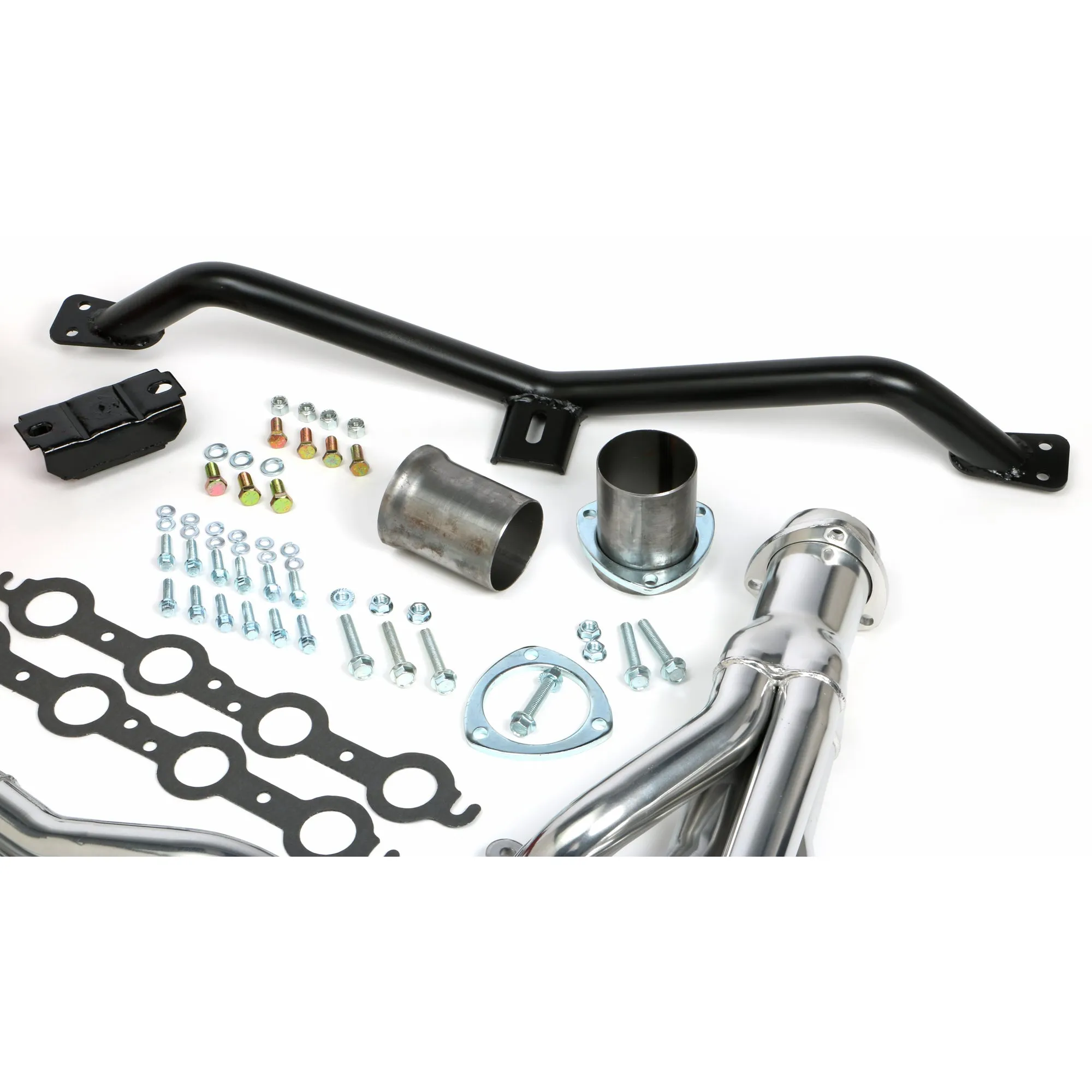 Trans-Dapt Engine Conversion Kit - Crossmember / Gaskets / Hardware / Headers / Mounts / Oil Pan / Pickup Tube - Auto / Manual Trans - GM LS-Series - GM Fullsize SUV / Truck 1967-72 42042
