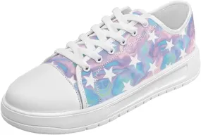 Women's Casual Fashion Canvas Sneakers Hand Free Low-Top Sneakers Lightweight Slip-On Loafers Walking Driving Shoes