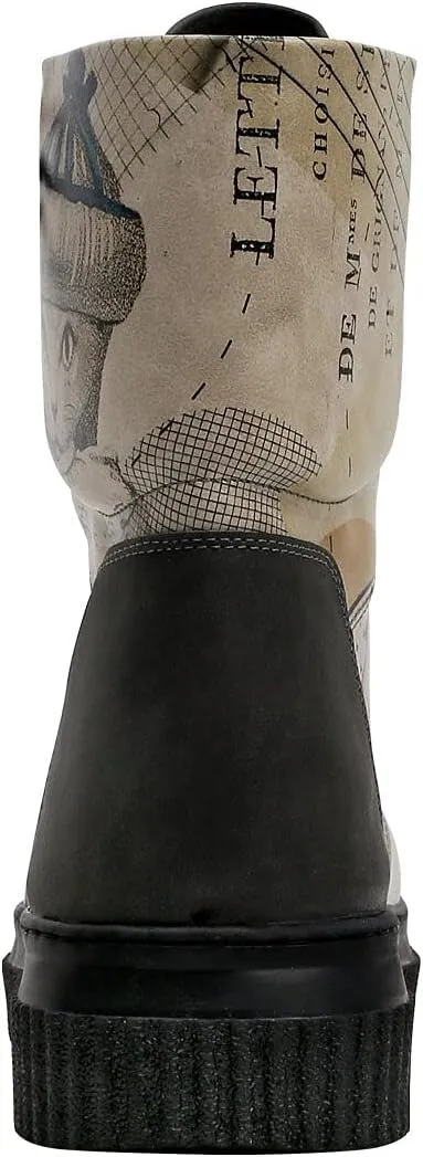 Women's Combat Mid Calf Boot