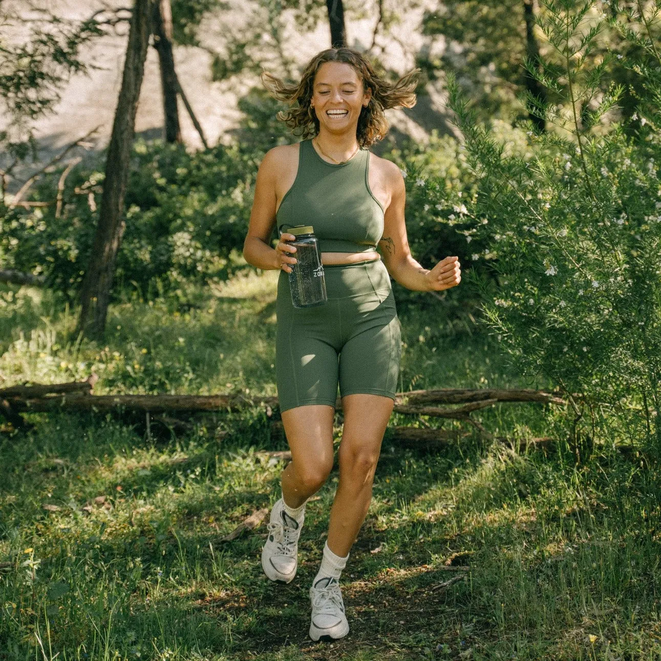 Womens Move Bike Short Olive