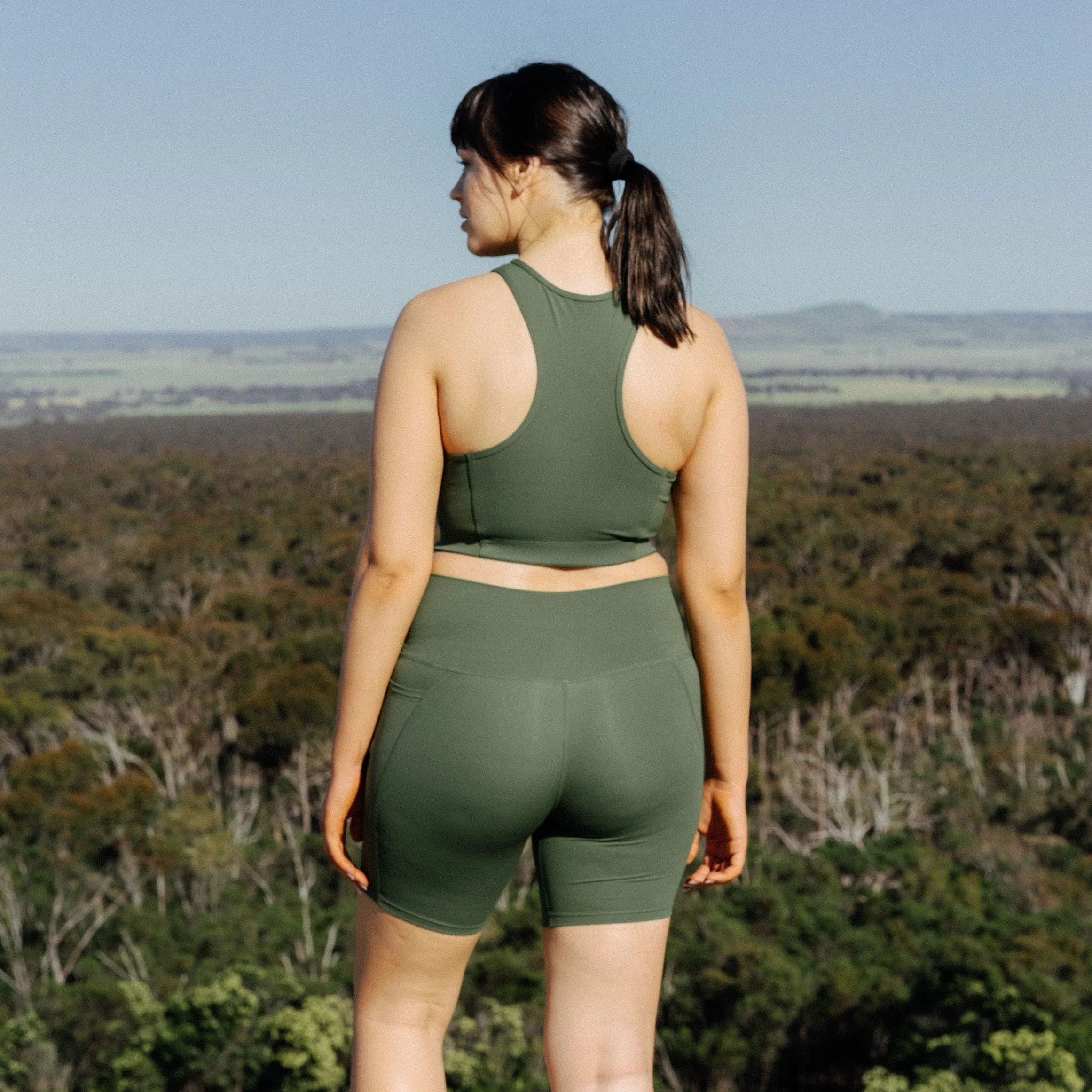 Womens Move Bike Short Olive