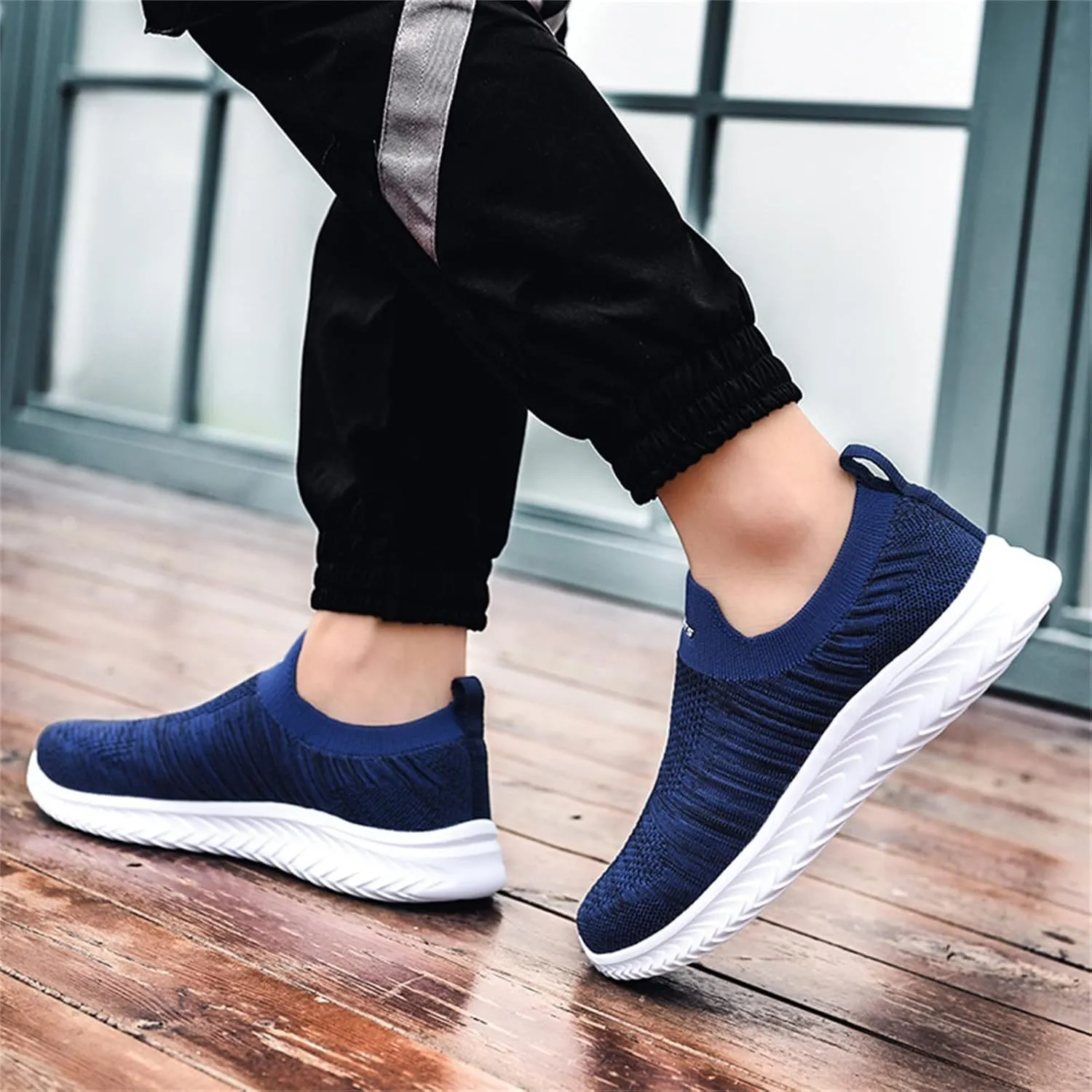 Womens Slip On Walking Shoes Lightweight Breathable Non Slip Walking Shoes Women Food Service Women Casual Shoes Casual Sneakers Platform Tennis Shoe Loafers Dress Shoe