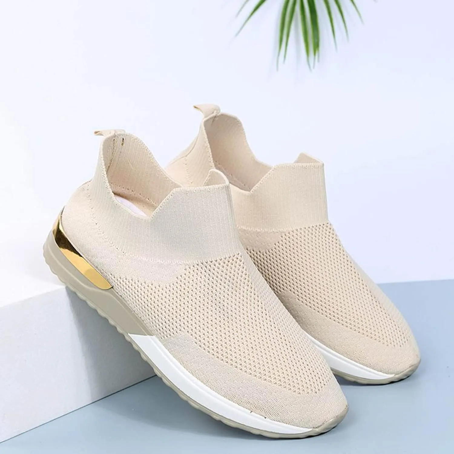 Womens Slip On Walking Shoes Non Slip Running Shoes Walking Shoes Women Food Service Women Casual Shoes Men's Fashion Sneakers Waterproof Tennis Shoe Trainers Shoe